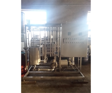 1噸電加熱酸奶巴氏帶閃蒸、均質(zhì)